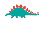 Rubber Stegosaurus toy
